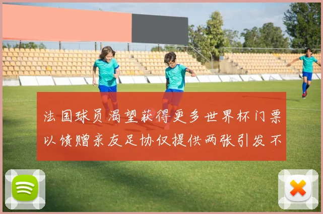 法国球员渴望获得更多世界杯门票以馈赠亲友足协仅提供两张引发不满